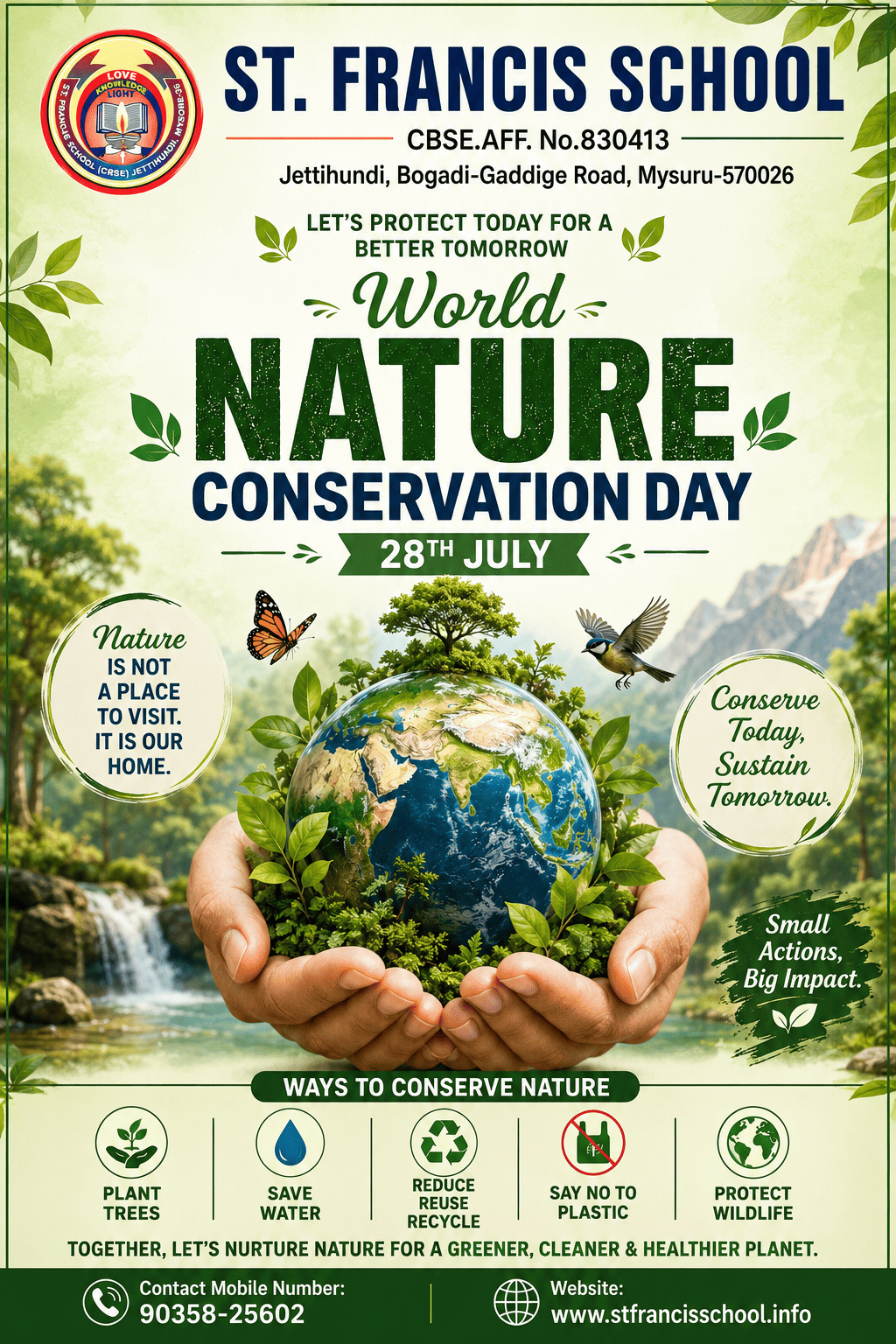 NATURE CONSERVATION DAY 2026-27